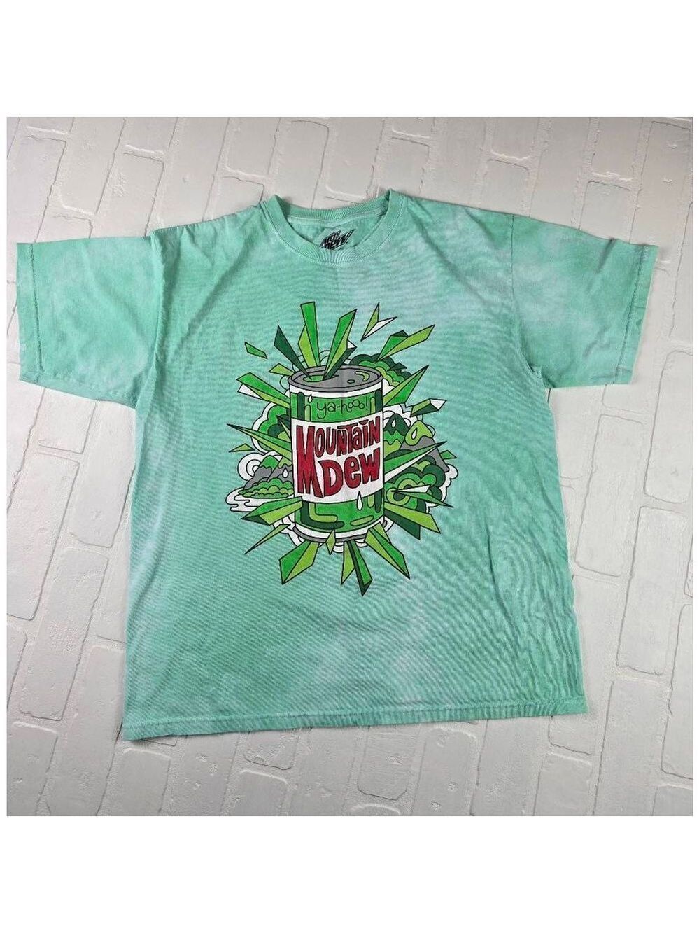 Mtn. Dew Tie Dye Graphic Tee Large
